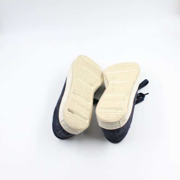 Adidas Dark Navy Blue Faux Suede Women's Sneakers US 6 - Picture 4 of 9